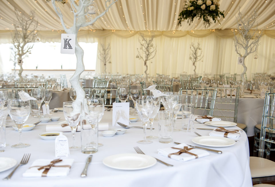 wedding decor package from white wedding